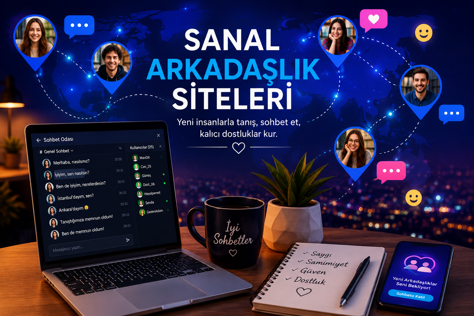 Sanal Arkadaşlık Siteleri